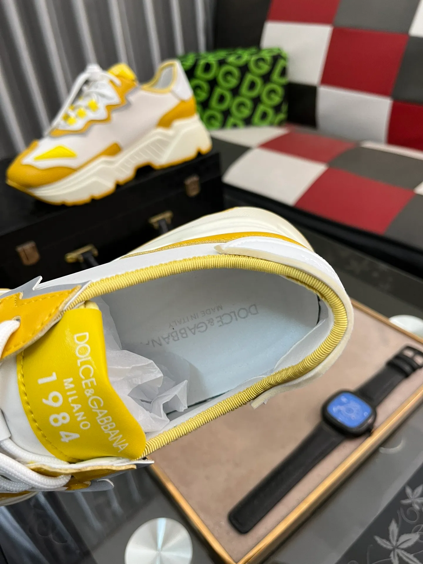 Men's shoes 💰480⌚️⌚️[DG] The most fashionable and original uppers, casual shoes make walking more convenient and comfortable, sports casual men's shoes, perfect 1:1 replica [color] compared with official quality, all use the original. Create a fashionable personality to highlight your uniqueness😎! Code number: 38-44